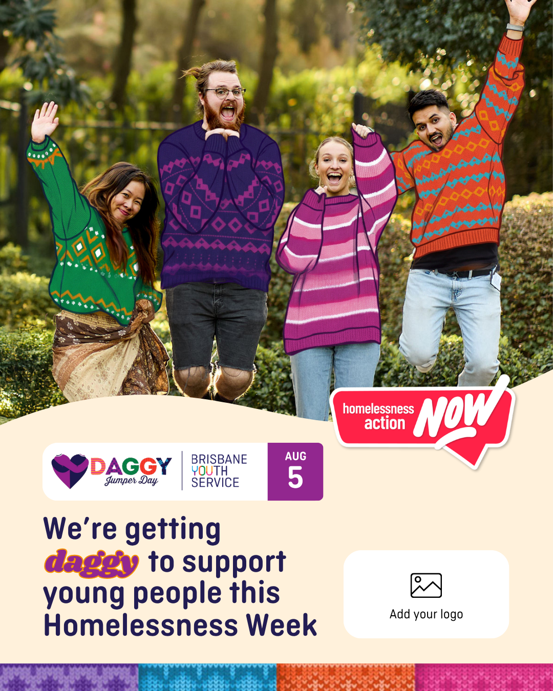'We're getting daggy' - add own logo