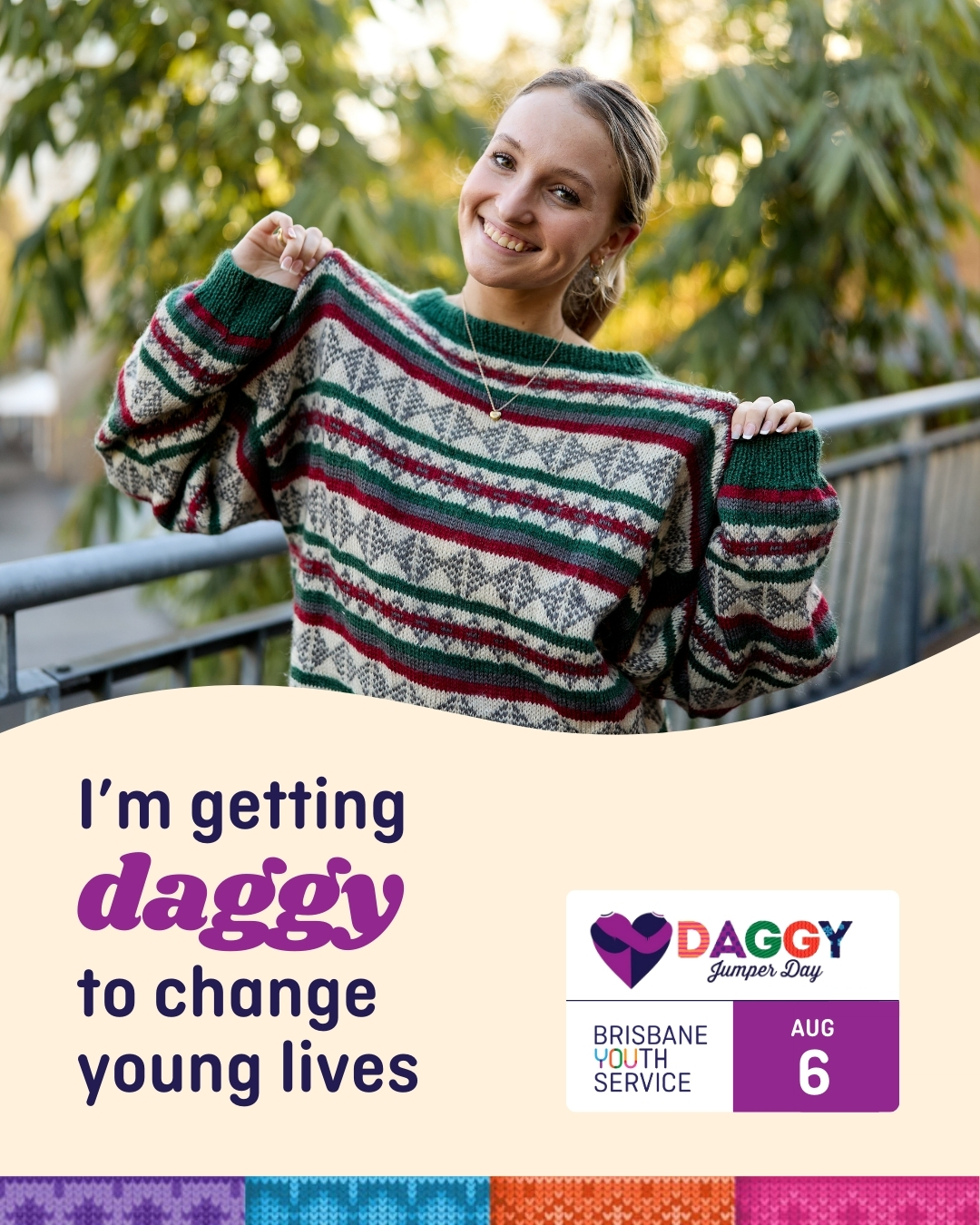 I'm getting daggy to change young lives