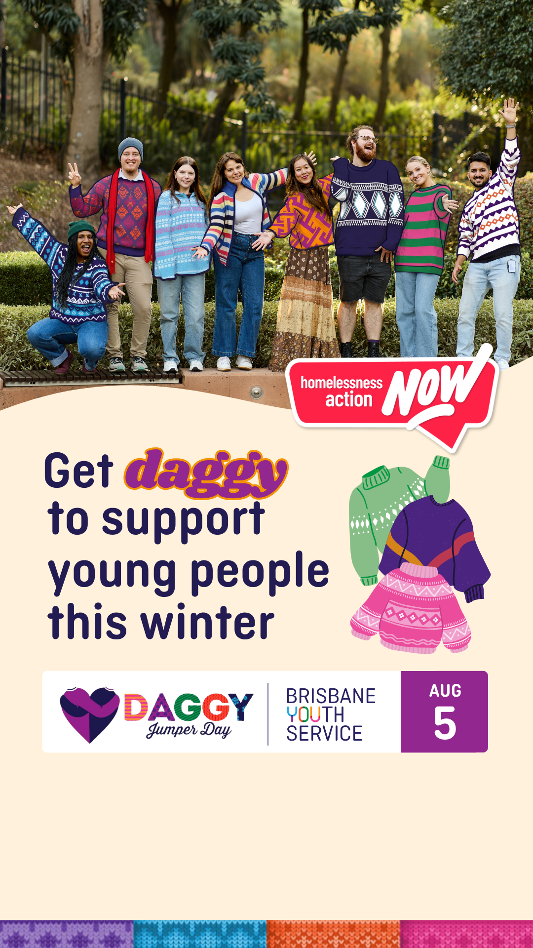 'Get daggy' social media story tile