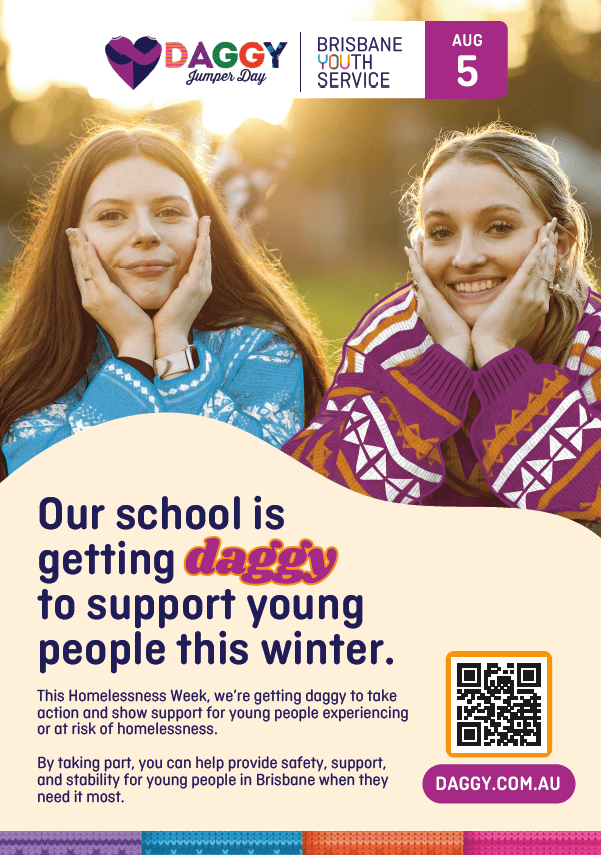 'Our school is getting daggy' poster