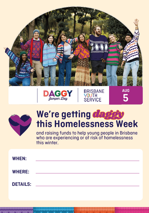 'We're getting daggy' event poster