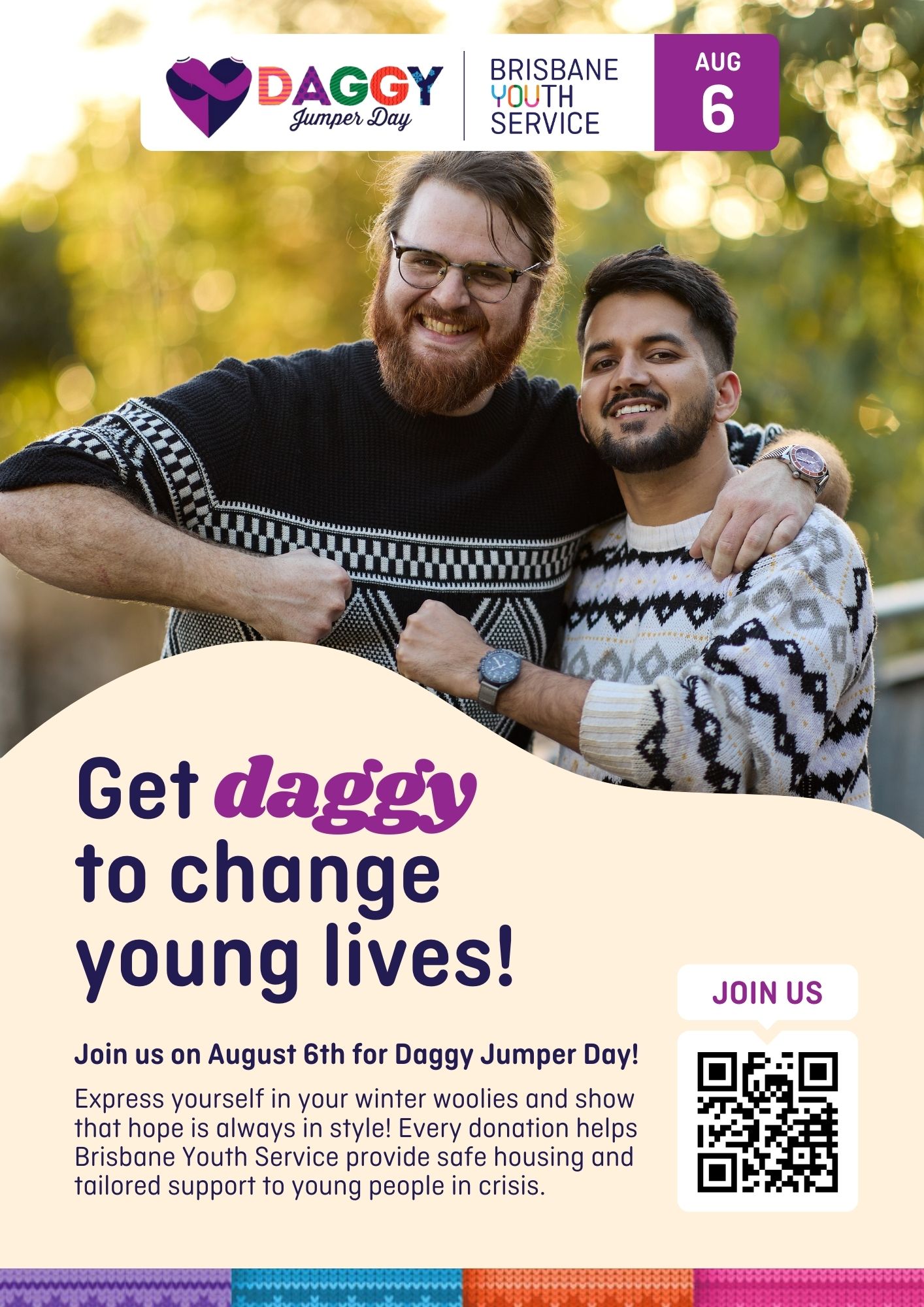 Get daggy to change young lives poster A