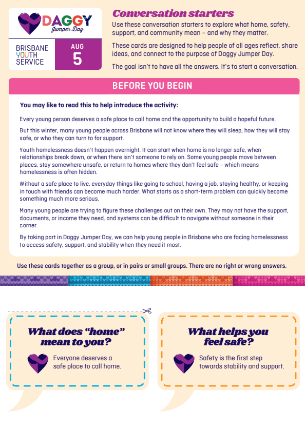 Conversation starters