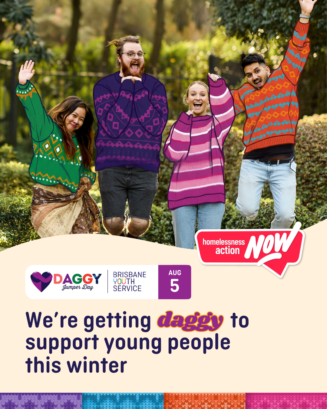 'We're getting daggy' social media tile 1